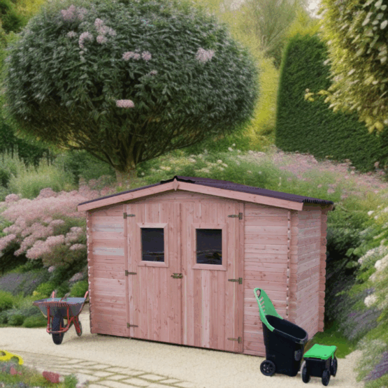 Abri DA3017.02N –En Douglas-Madriers 20mm-5.20m²🏡