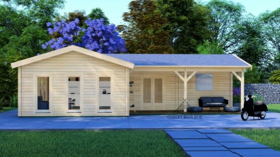 Chalet Jolly en 68mm de 65m²