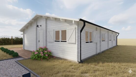 Chalet bois Sévilla  97m²🏡 (68mm)
