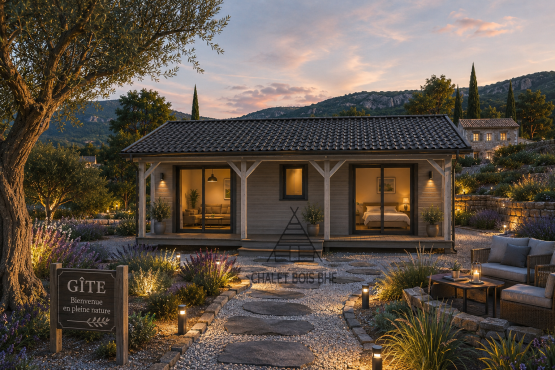 Chalet N°061025-En 44/100/44 / 57m² habitable –1 chambre 🏡