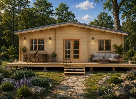 Chalet N°270524 –52m² – Réalisé pour un projet de gîte (44mm) 🏡