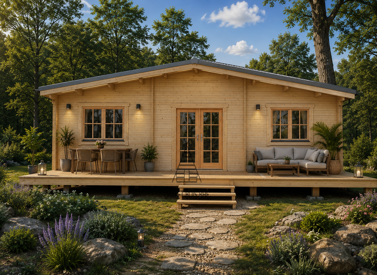 Chalet N°270524 –52m² – Réalisé pour un projet de gîte (44mm) 🏡