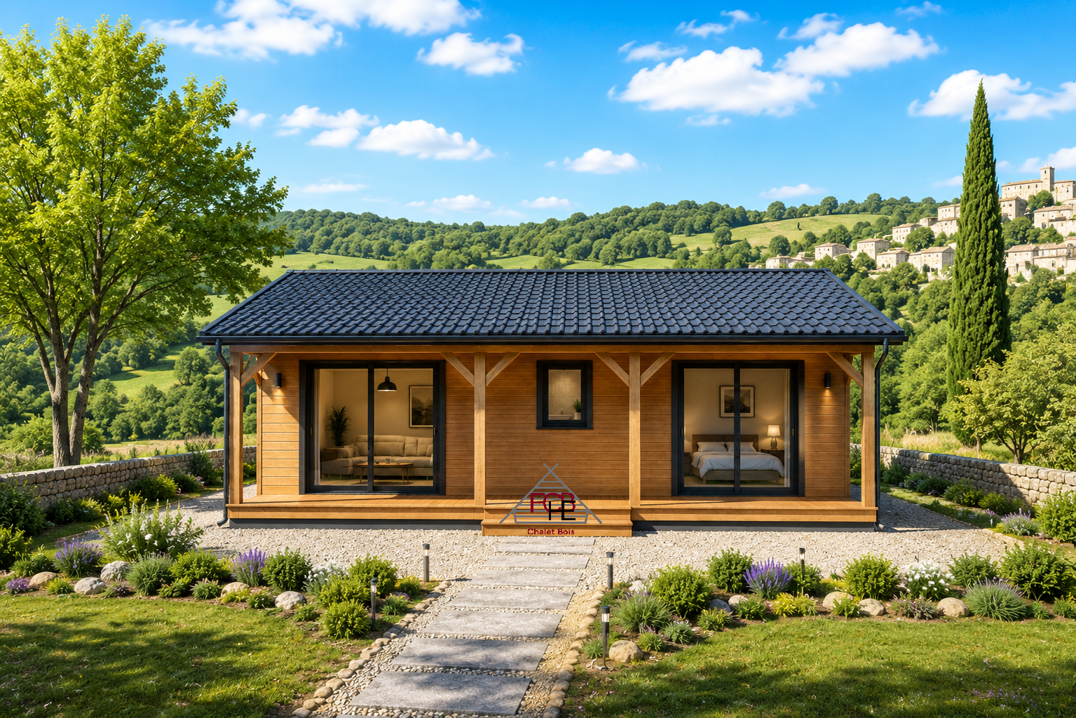 Chalet N°061025-En 44/100/44 / 57m² habitable –1 chambre 🏡