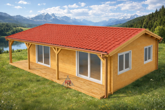 Chalet N°061025-En 44/100/44 / 57m² habitable –1 chambre 🏡