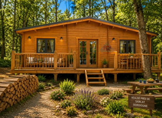 Chalet N°270524 –52m² – Réalisé pour un projet de gîte (44mm) 🏡