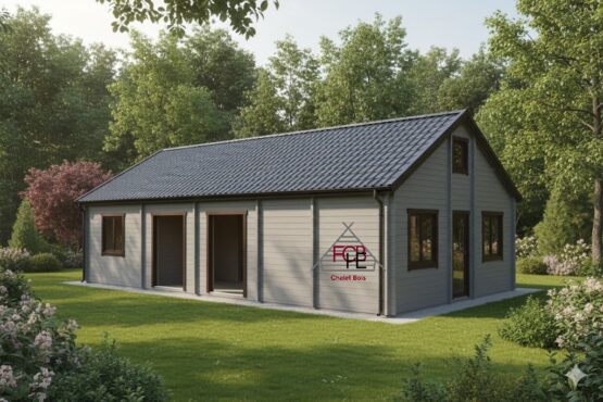 🏡 Chalet N°040823 – 109 m² avec isolation complète murs, toit et plancher en 44/100/44