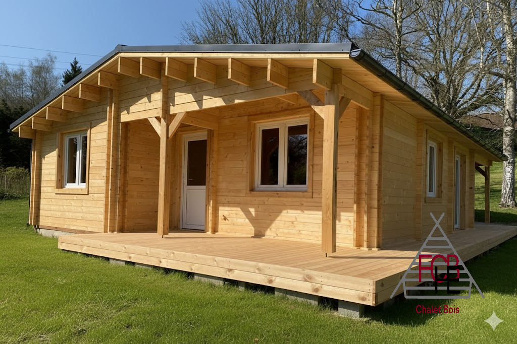 Réalisation chalet bois sur mesure