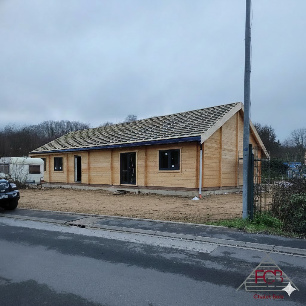Réalisation chalet bois sur mesure