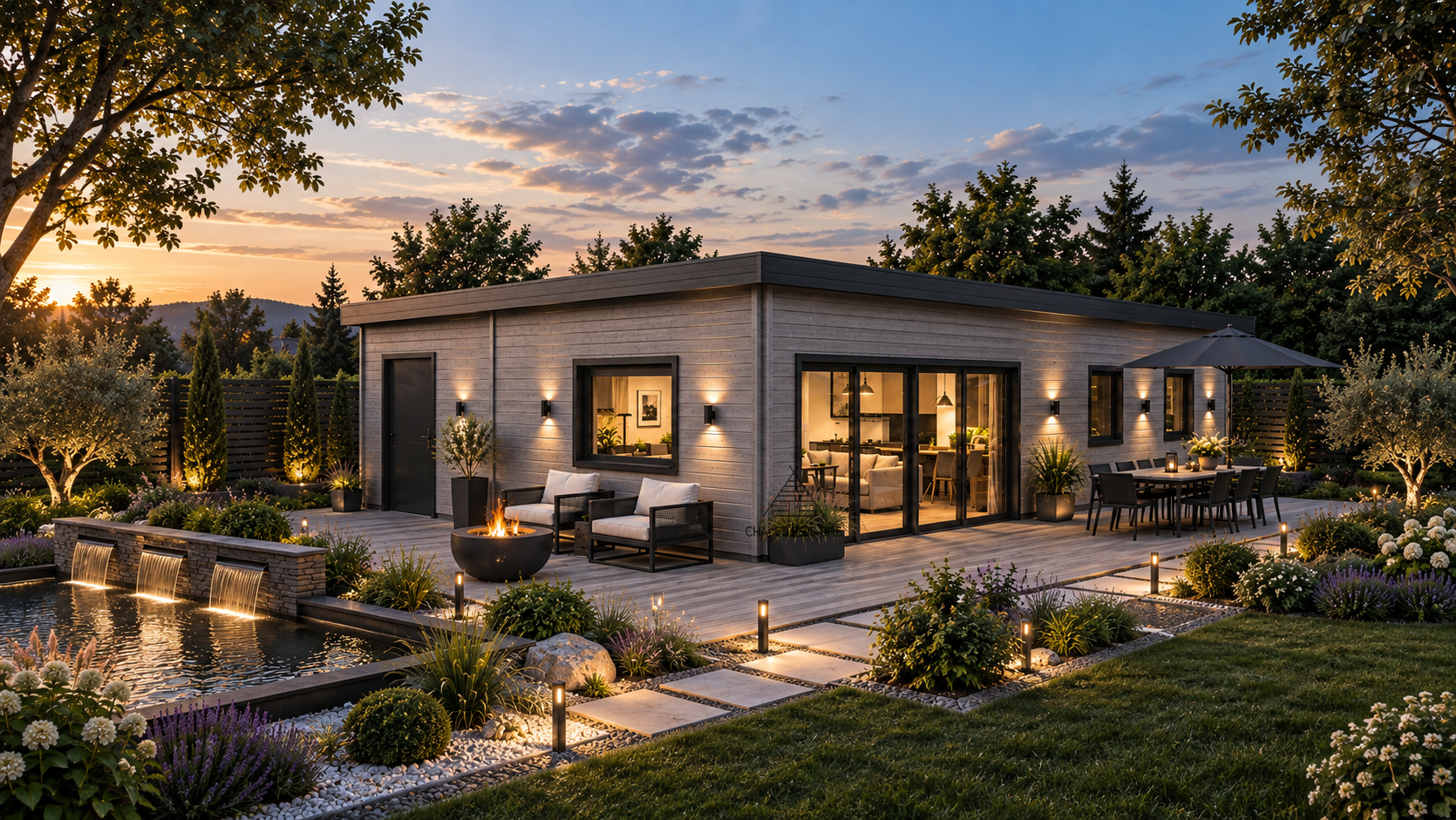 Chalet N°301124  en 44+100+44 de 103m² / Surface habitable : 90m² / 3 chambres / Modifiable selon les critères