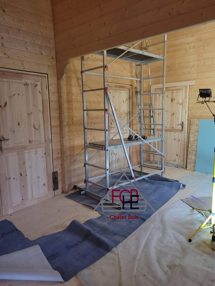 Réalisation chalet bois sur mesure