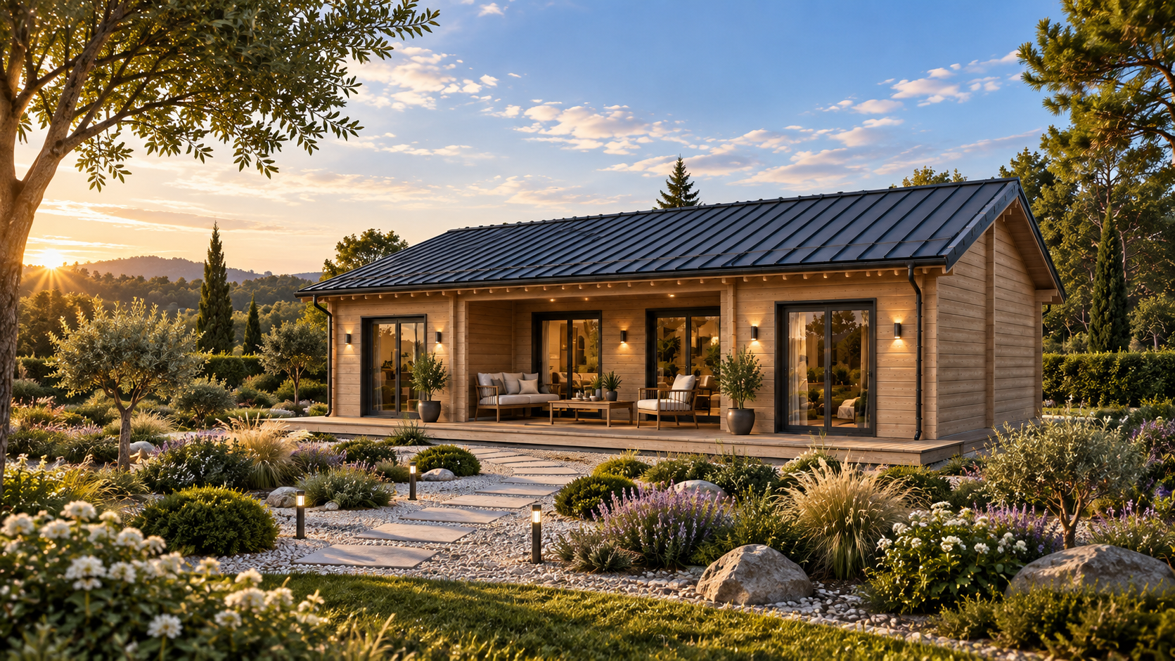 Chalet N°260226  – De 185m² / Habitable : 139.5 m² / 4 chambres + 1 bureau  / En 44/150/44 🏡