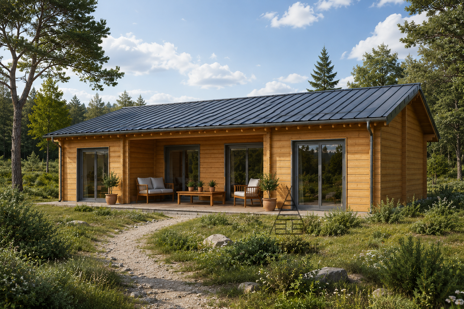 Chalet N°260226  – De 185m² / Habitable : 139.5 m² / 4 chambres + 1 bureau  / En 44/150/44 🏡