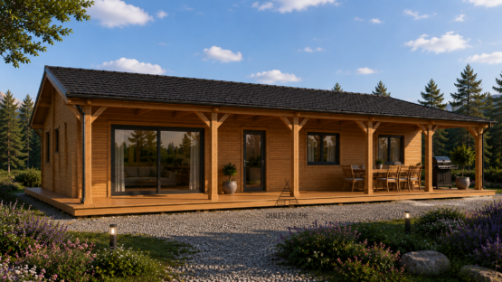 Chalet N°010626  – De 190m² avec Terrasse / Habitable : 130.5 m² / 5 chambres / En 68/100/68 🏡