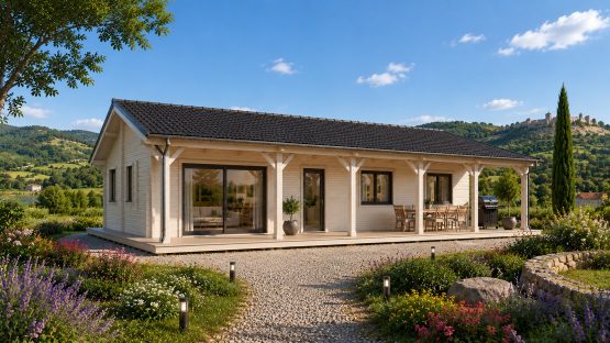 Chalet N°010626  – De 190m² avec Terrasse / Habitable : 130.5 m² / 5 chambres / En 68/100/68 🏡