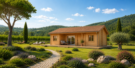 Chalet N°170626  – De 127m² avec Terrasses / Habitable : 83 m² / 2 chambres / En 44/100/100 🏡