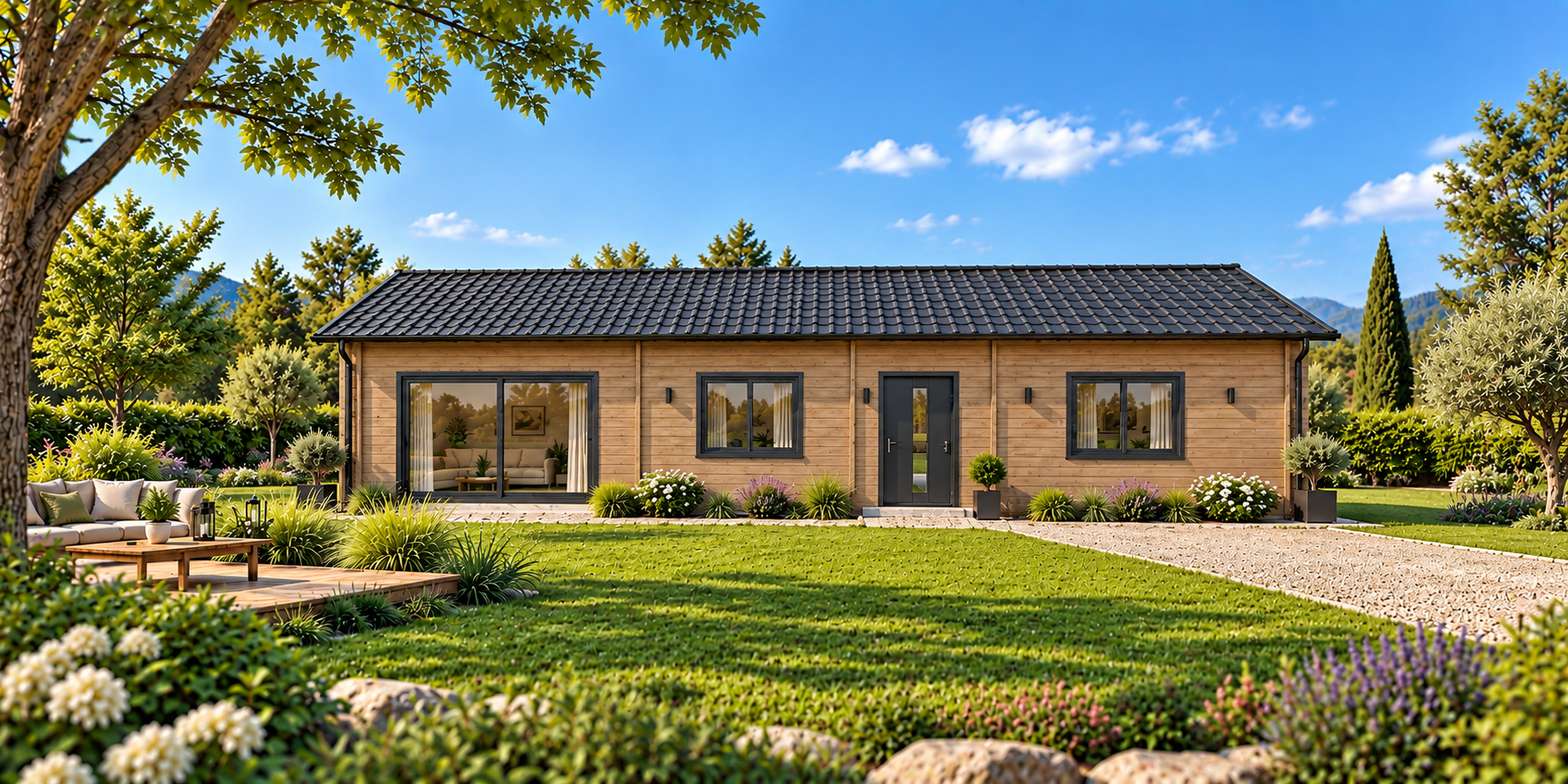 Chalet N°180926 – 80m²- 3 chambres / En 44/100/44 🏡